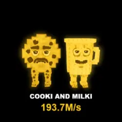Cooki and Milki Gold 193.7M s Exclusive - Ultra Rare (Секре… — Roblox, лот №224859