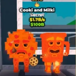 Cooki and Milki Lava (Секретный персонаж) — Roblox, лот №224862