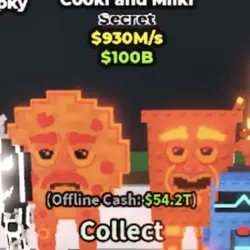 Cooki and milki Lava (Секретный персонаж) — Roblox, лот №224864