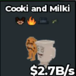 Cooki and Milki Reindeer Trait Super [ 2.7B s ] (Секретный … — Roblox, лот №224868