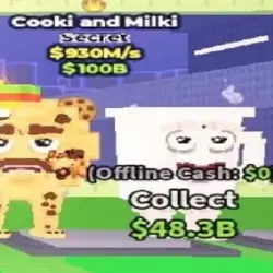 Cooki and Mliki (Секретный персонаж) — Roblox, лот №224871