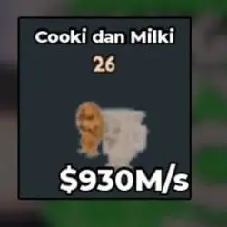 COOKIE AND MILKI [930 M s ] with 26 New year trait (Секретн… — Roblox, лот №224875