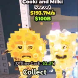 Cookie and Milki Gold (Секретный персонаж) — Roblox, лот №224878
