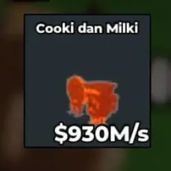Cookie and Milki Lava [930 M s ] (Секретный персонаж) — Roblox, лот №224880