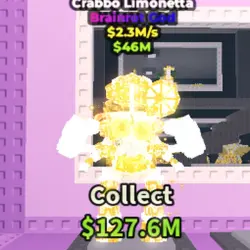 Crabbo Limonetta Divine Very RARE (Brainrot God персонаж) — Roblox, лот №224914