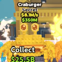 Craburger (Секретный персонаж) — Roblox, лот №224919