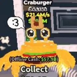 Craburger $21.4M S (Секретный персонаж) — Roblox, лот №224920