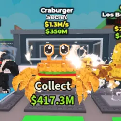 Craburger 1.3M s (Секретный персонаж) — Roblox, лот №224923