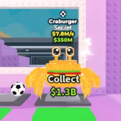 Craburger 7.8 M s (SOCCER TRAIT) (Секретный персонаж) — Roblox, лот №224953