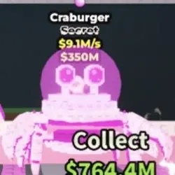 Craburger CANDY 9.1M s (Секретный персонаж) — Roblox, лот №224958