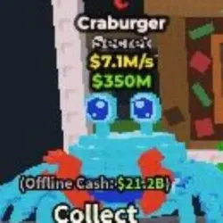 Craburger Diamond $7.1M S (Секретный персонаж) — Roblox, лот №224967