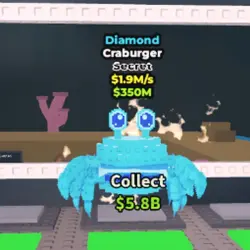 Craburger Diamond 1,9M s (Секретный персонаж) — Roblox, лот №224971