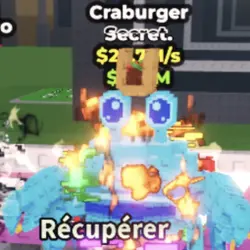 CRABURGER DIAMOND 22.7M (Секретный персонаж) — Roblox, лот №224977