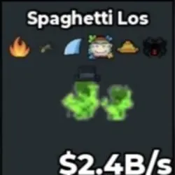Crazy Rarest LOW Exist Also 1 1? Radioactive LOS Spaghetti … — Roblox, лот №225007