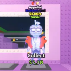 Crystal Appelini 5.8 M s (2 TRAITS) (Brainrot God персонаж) — Roblox, лот №225015