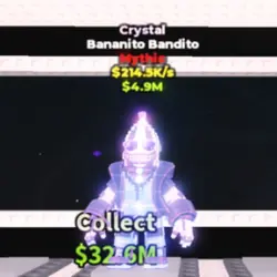 Crystal Bananito Bandito 214.5 K s (Мифический персонаж) — Roblox, лот №225018