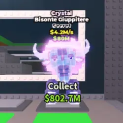 Crystal Bisonte Giuppitere 4.2 M s (Секретный персонаж) — Roblox, лот №225021
