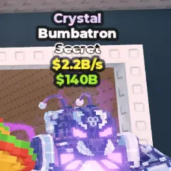 Crystal Bumbatron 2.2B s (Секретный персонаж) — Roblox, лот №225027
