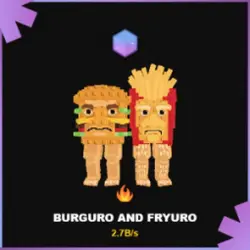 Crystal Burguro And Fryuro 2.7B s (Секретный персонаж) — Roblox, лот №225031
