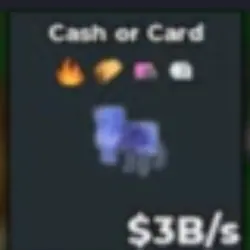 Crystal Cash or Card (Секретный персонаж) — Roblox, лот №225045