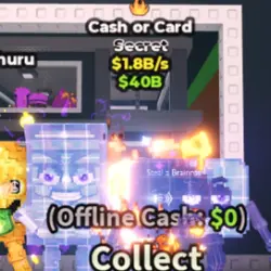 Crystal Cash or Card 1.8B S (Fire) #E5QX8R (Секретный персо… — Roblox, лот №225046