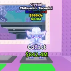 Crystal Chihuanini Taconini 585 K s (Brainrot God персонаж) — Roblox, лот №224933