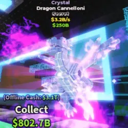 Crystal Dragon Cannelloni 3,2B s (Секретный персонаж) — Roblox, лот №224939