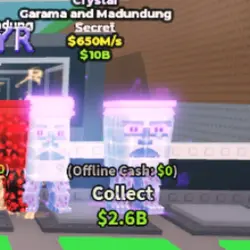 Crystal Garama and Madundung 650 - 850M s (Секретный персон… — Roblox, лот №224965