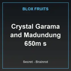 Crystal Garama and Madundung 650m s (Секретный персонаж) — Roblox, лот №224966