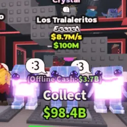 CRYSTAL los tralaleritos $8.7M s RARE (Секретный персонаж) — Roblox, лот №225091