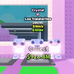 Crystal Los Tralaleritos 9 M s (1 TRAIT) (Секретный персона… — Roblox, лот №225092