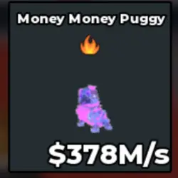 Crystal Money Money Puggy $378M s Fire Traits (Секретный пе… — Roblox, лот №225096