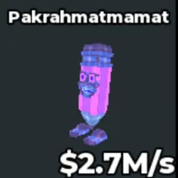 Crystal Pakrahmatmamat 2.7 M s (Brainrot God персонаж) — Roblox, лот №225079