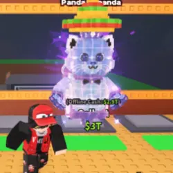 Crystal Panda Popanda 1.3B s (Секретный персонаж) — Roblox, лот №225082