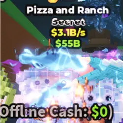 Crystal Pizza and Ranch 3.1B S (3 Traits) #T0XB7M (Секретны… — Roblox, лот №225122