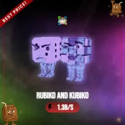 Crystal Rubiko and Kubiko 1.3B s (Секретный персонаж) — Roblox, лот №225110