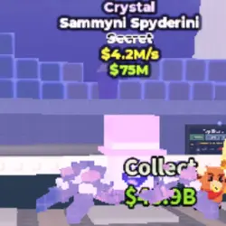 CRYSTAL Sammyni Spyderini (Секретный персонаж) — Roblox, лот №225111