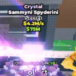 Crystal Sammyni Spyderini - 4.2+M s - Secret M1X (Секретный… — Roblox, лот №225112