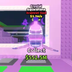 Crystal Squalanana 3.2 M s (Brainrot God персонаж) — Roblox, лот №225138