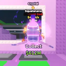 Crystal Squalanana 4.5 M s (FIRE TRAIT) (Brainrot God персо… — Roblox, лот №225139
