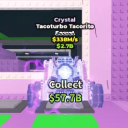 Crystal Tacoturbo Tacorito 338 M s (Секретный персонаж) — Roblox, лот №225141
