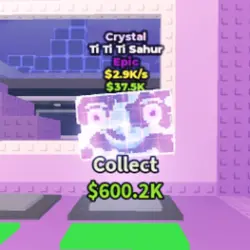 Crystal Ti Ti Ti Sahur 2.9 K s (Эпический персонаж) — Roblox, лот №225148