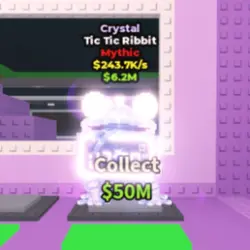 Crystal Tic Tic Ribbit 243.7 K s (Мифический персонаж) — Roblox, лот №225152