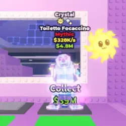Crystal Toiletto Focaccino 328 K s (2 TRAITS) (SUN TRAIT) (… — Roblox, лот №225153