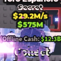 CRYSTAL toro españolo $29.2M s RARE (Секретный персонаж) — Roblox, лот №225154