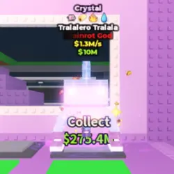 Crystal Tralalero Tralala 1.3 M s (4 TRAITS) (Brainrot God … — Roblox, лот №225158
