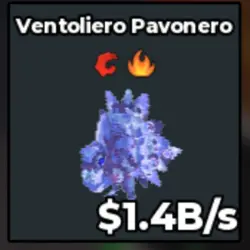 Crystal Ventoliero Pavonero (f01765) (Секретный персонаж) — Roblox, лот №225164