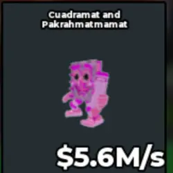 Cuadramat and Pakrahmatmamat $5.6M s (Секретный персонаж) — Roblox, лот №225177