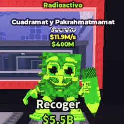 Cuadramat and Pakrahmatmamat Radioactive 11.9M s (Секретный… — Roblox, лот №225185