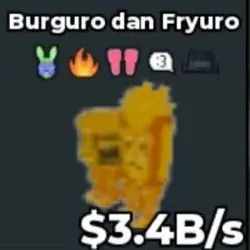 Cunz27# gold Burguro and Fryuro 3.4b s (Секретный персонаж) — Roblox, лот №225189